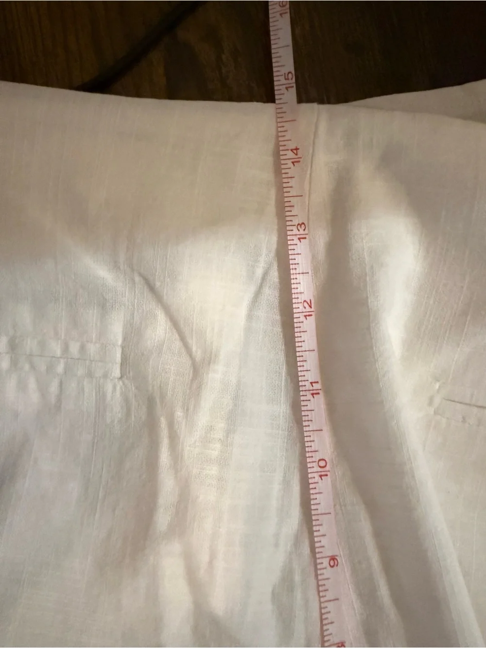 MIOU MUSE White Linen Blend Skort
